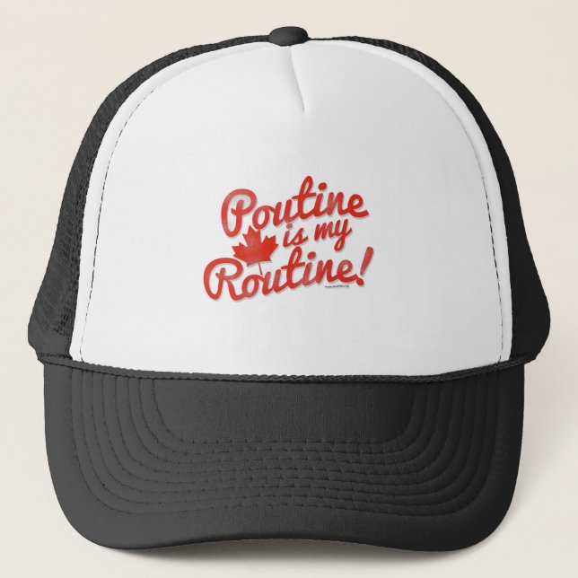 Poutine ist mein Leitmotto Truckerkappe (Vorderseite)
