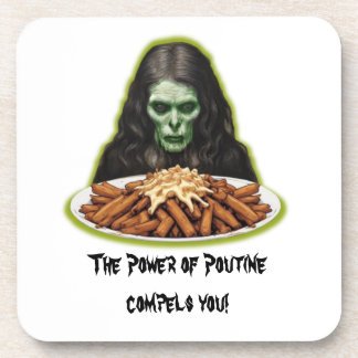 Poutine Power Getränkeuntersetzer
