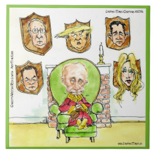 Poutine sur le Ritz avec carreau en céramique de b