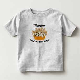Poutine, The Canadian Salad - Kleinkind Fine Jerse T-shirt