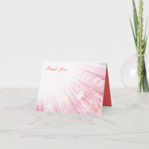 POUTRES DE Carte de remerciements Bat mitzvah LUMI