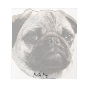 Pouty Mops Notizblock