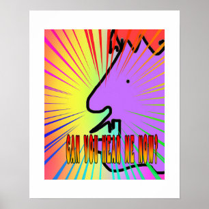 Pouvez-Vous M'Entendre Maintenant Poster + Mat