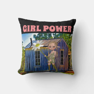 POUVOIR DE FILLE ELF COUSSINS DE FILLE