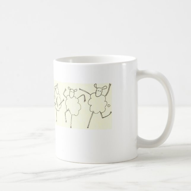 Pouvoir-Peut la tasse de café de moutons (Droite)