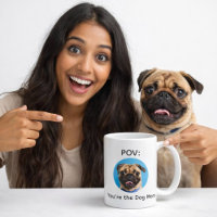 POV Du bist die Hunde-Mama Pug-Design
