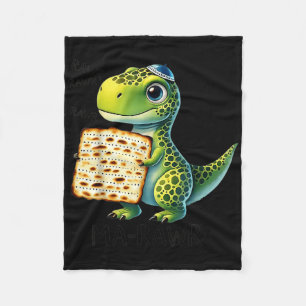 Pover Maror Ma-roar Dinosaur Funny Pesach Kleinkin Fleecedecke