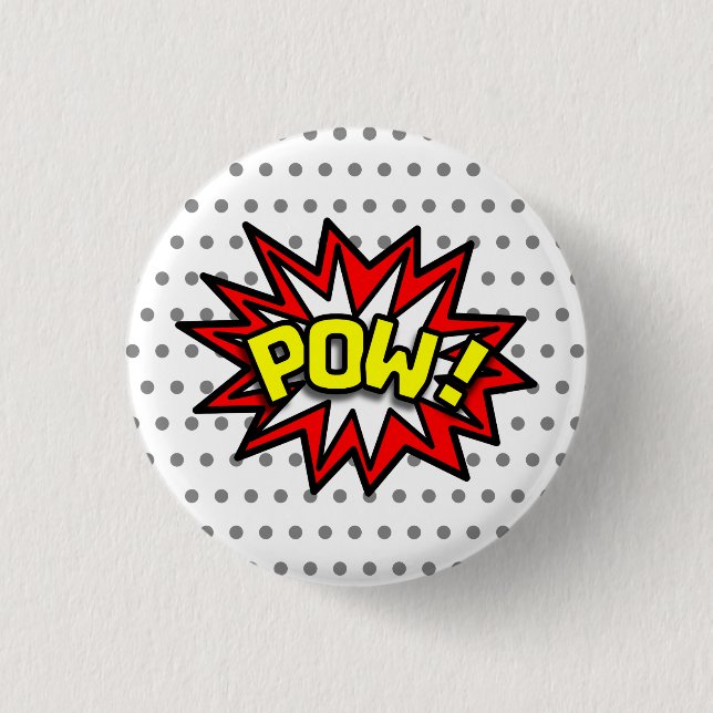 POW! BUTTON (Vorderseite)
