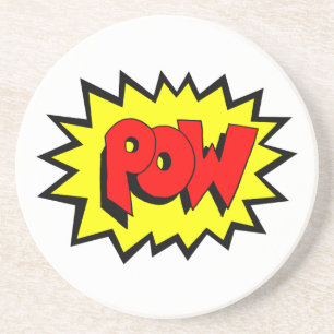 POW - Comic Buch Pop Kunst Untersetzer