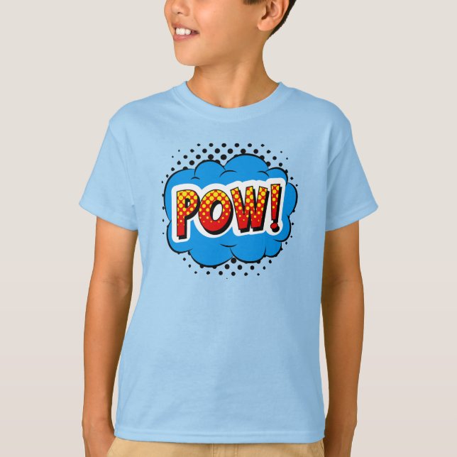 POW! Comic T-Shirt Kinder (Vorderseite)