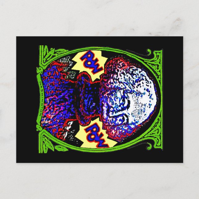 POW ! ! L'argent fait exploser la CARTE POSTALE (Devant)