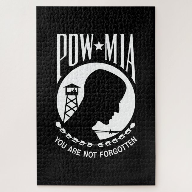 POW MIA American Military Heroes Prisoners of War (Vertikal)