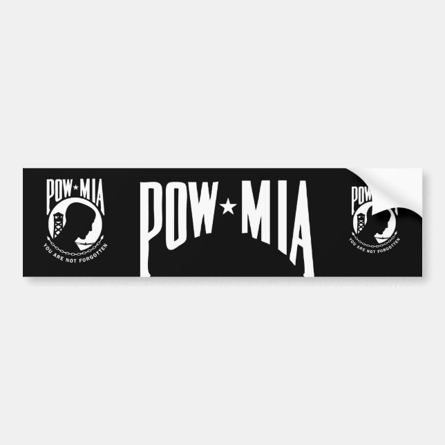 POW MIA AUTOAUFKLEBER (Vorne)