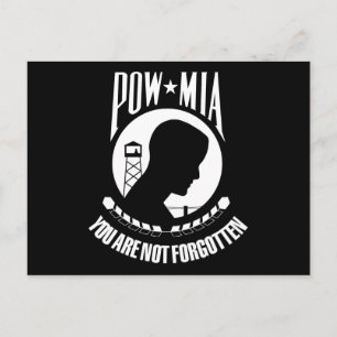 POW MIA-Flag Postkarte