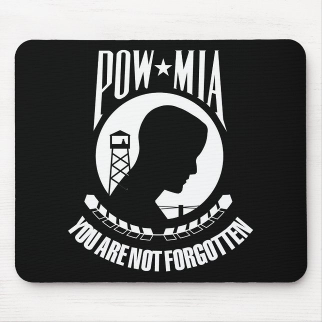 POW-MIA-Flagge Mousepad (Vorne)