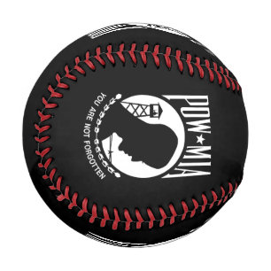 POW-MIA-Flagge: Vermisste Soldaten des Vietnamkrie Baseball