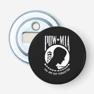POW MIA-Flagge: Vermisste Soldaten des Vietnamkrie Flaschenöffner