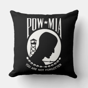 POW-MIA-Flagge: Vermisste Soldaten des Vietnamkrie Kissen