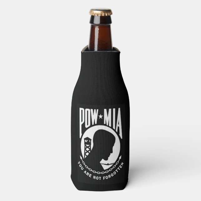 POW MIA FLASCHENKÜHLER (Flaschenvorderseite)