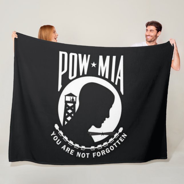 POW/MIA FLEECEDECKE (Beispiel)