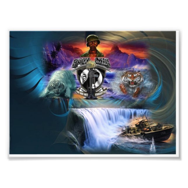 POW/MIA FOTODRUCK (Vorne)