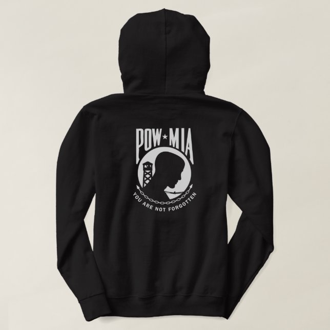 POW MIA Hooded Sweatshirt (Design Rückseite)