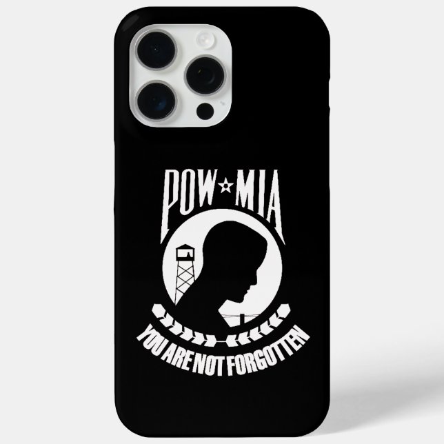 POW MIA iPhone 15 Pro Max Case-Mate iPhone Hülle (Rückseite)