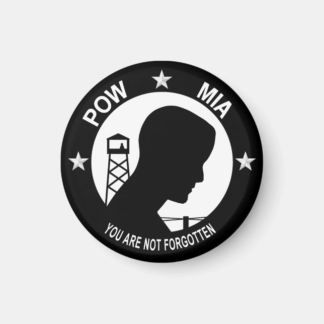 POW MIA Magnet (Vorne)