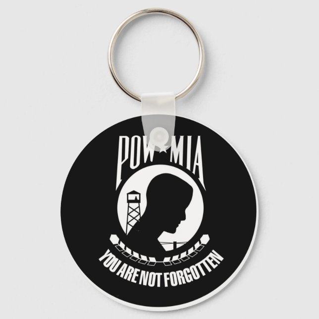 POW MIA MILITARY HEROES GEAR SCHLÜSSELANHÄNGER (Vorderseite)
