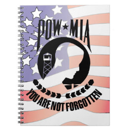 POW - MIA-Notebook Notizblock