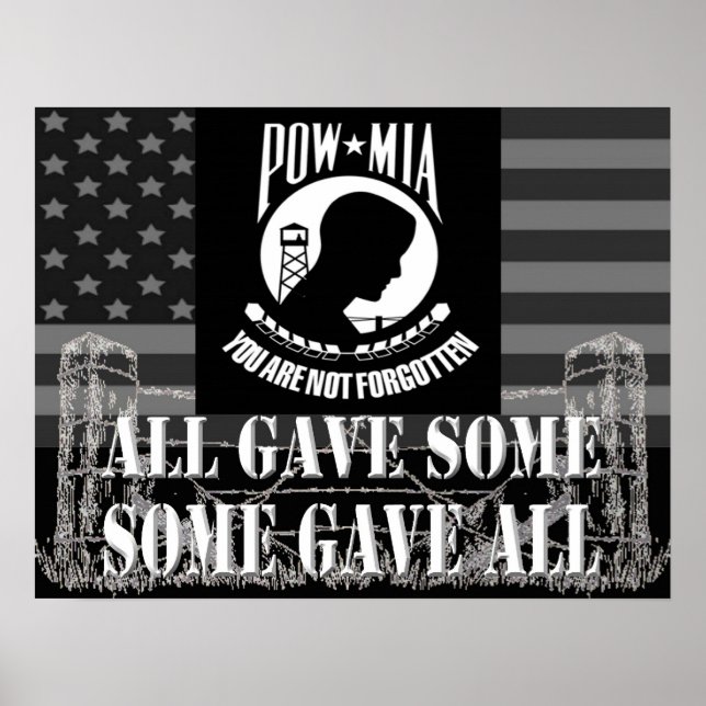 POW/MIA-Poster Poster (Vorne)
