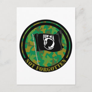 POW MIA POSTKARTE