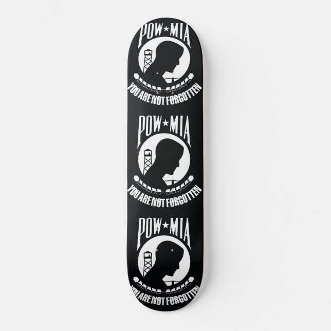 POW MIA SKATEBOARD (Vorderseite)