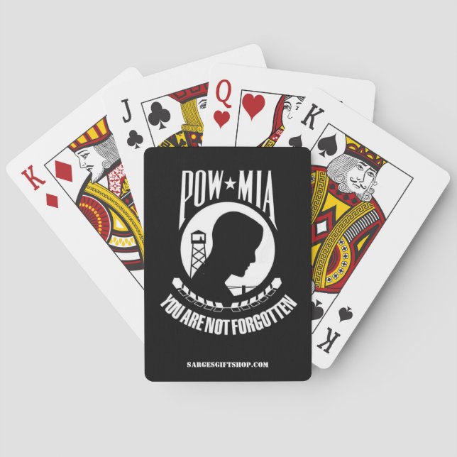 POW/MIA SPIELKARTEN (Rückseite)