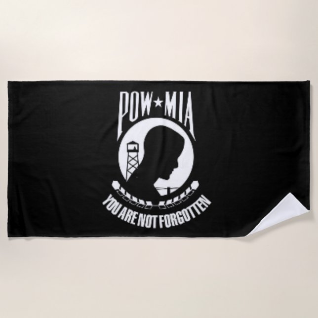 POW/MIA STRANDTUCH (Vorderseite)