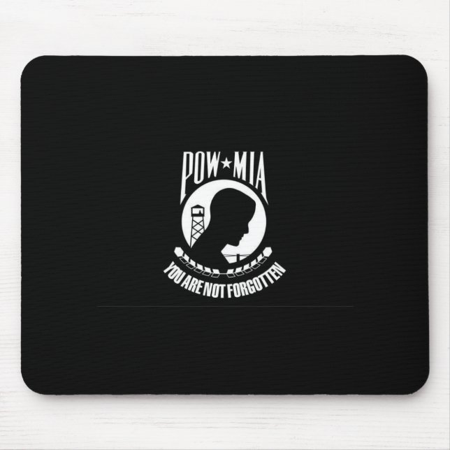 POW*MIA werden Sie nicht - Mousepad vergessen (Vorne)
