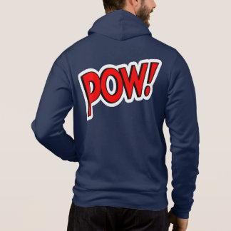 POW! Screwball Grafik Blau Hoodie