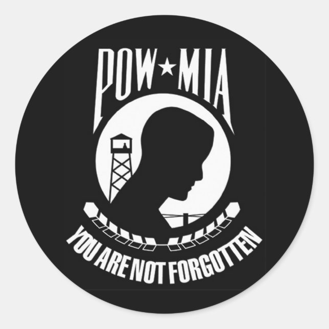 POW - Sticker MIA (Devant)