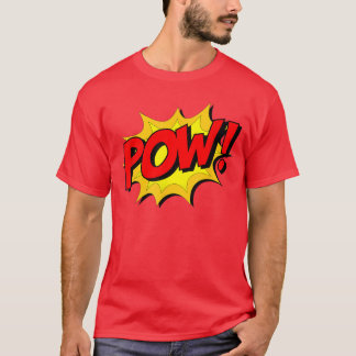 POW UniseAdults Comic Book Cartoon Funny Pop Art N T-Shirt