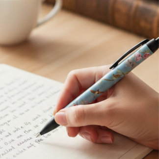 Powder Blue Chinoiserie Archive Scholar Pen Kugelschreiber