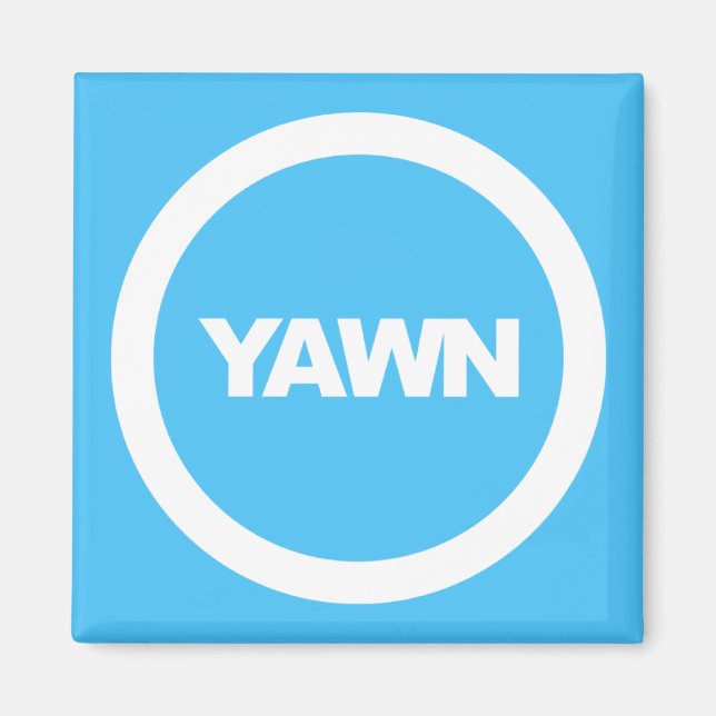 Powder Blue Dorm Kühlschrank Magnet (Vorne)