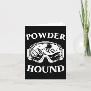 Powder Hound Snowboarden Wintersport Top Karte