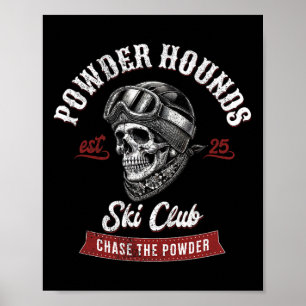 Powder Hounds Freestyle Skifahrer Winter Adven Poster