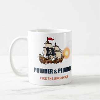 Powder & Plunder Piratenschiff-Tasse Kaffeetasse