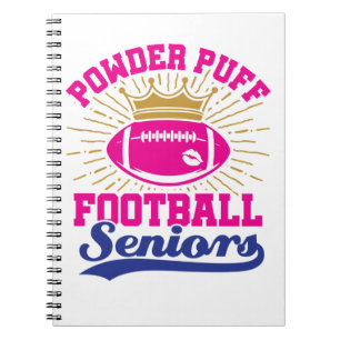 Powder Puff Football Senioren Notizblock