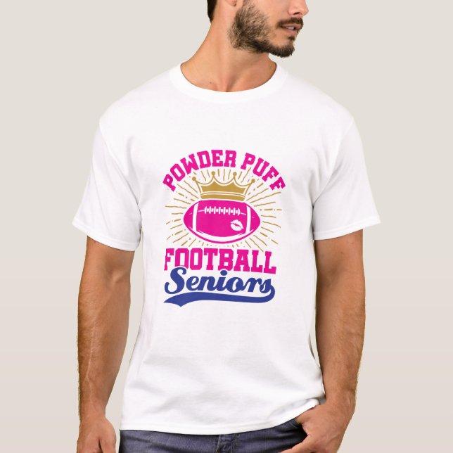 Powder Puff Football Senioren T-Shirt (Vorderseite)