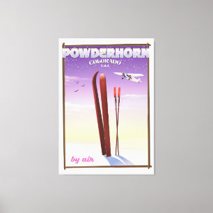 Powderhorn Colorado Reiseplakat Leinwanddruck