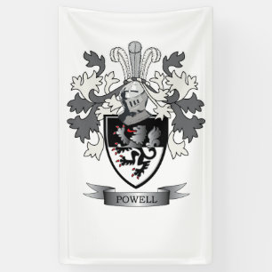 Powell-Familienwappen-Wappen Banner