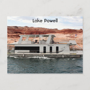 Powell-See: Houseboat, Arizona, USA 10 Postkarte