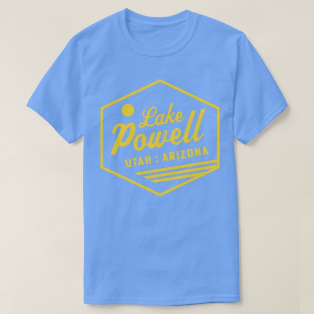 Powell Utah Arizona Camping Wandern T-Shirt (Design vorne)